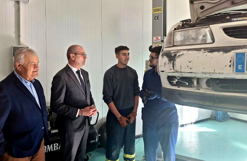 El Prado Mayor apuesta por la FP Bsica y cuenta con un nuevo taller para el grado de Mantenimiento de vehculos